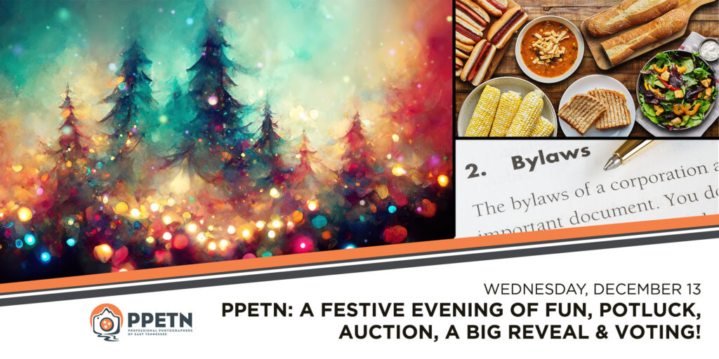 PPETN: A Festive Evening of Fun, Potluck, Auction, a Big Reveal, and Voting!